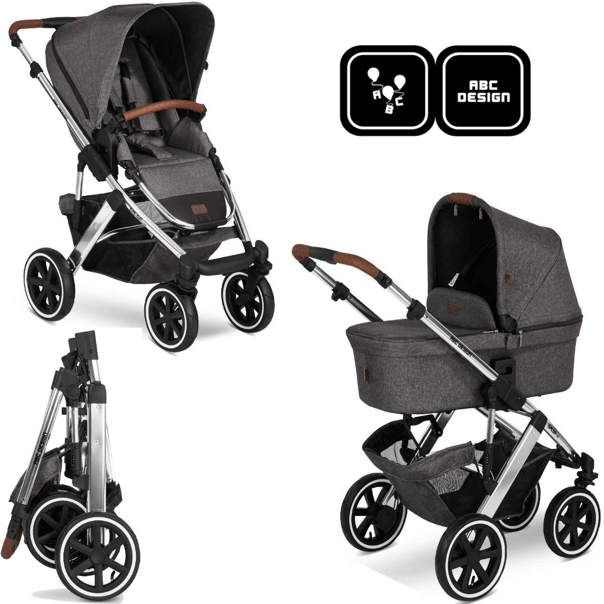 Abc Design Kinderwagen Salsa 4 Air 2020 Asphalt Diamond Line Kombikinderwagen Ebay